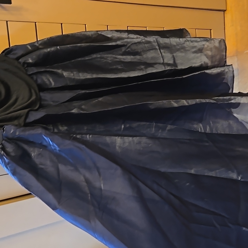 Staud LIYA DRESS BLACK NAVY Size Medium - Picture 8 of 10